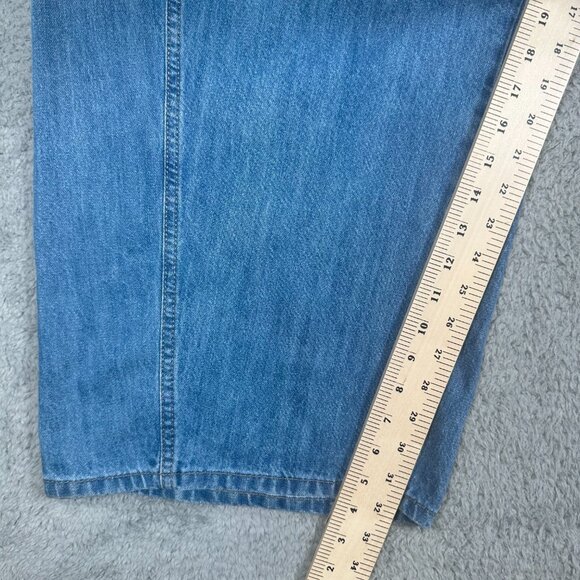 Universal Thread Womens Jeans High Rise Curved Leg Jean Blue Denim Plus Size 26R - Picture 12 of 15